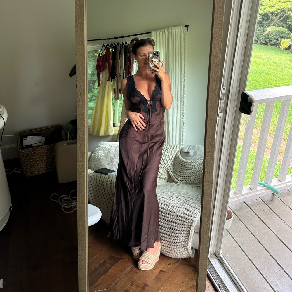 rumored venice maxi dress